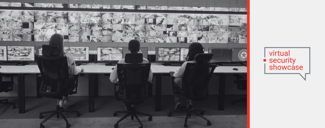 Security staff watching monitors